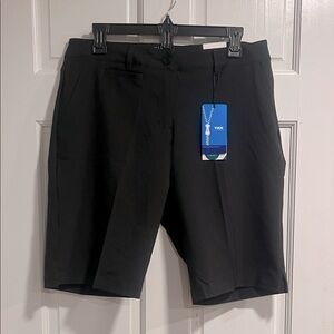 Lesmart Women’s Black Golf Shorts Size 8 NWT